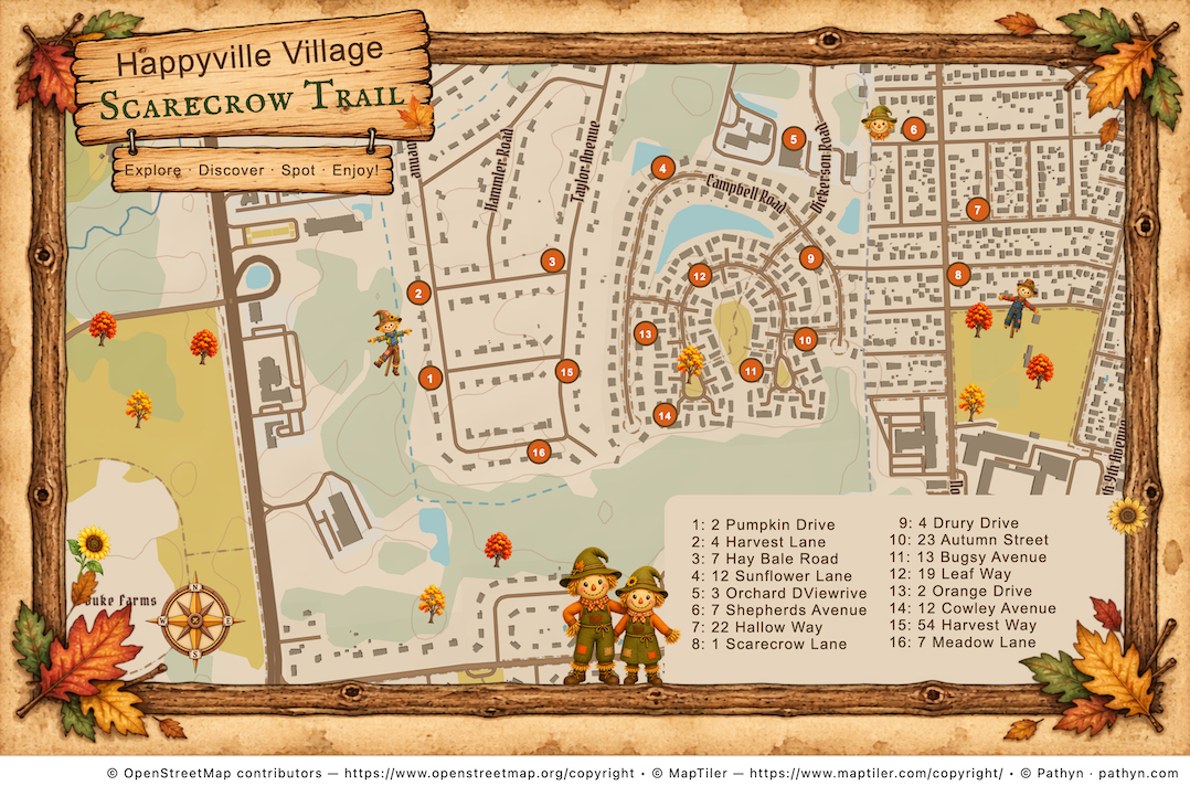 image from How to Make a Scarecrow Trail Map