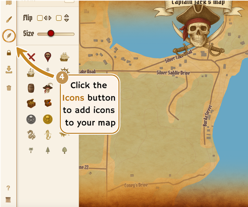 Decorate the map